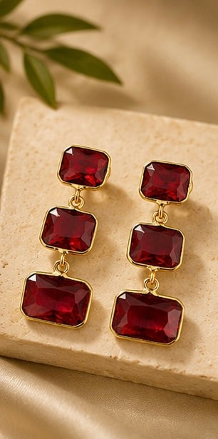 Stone earings