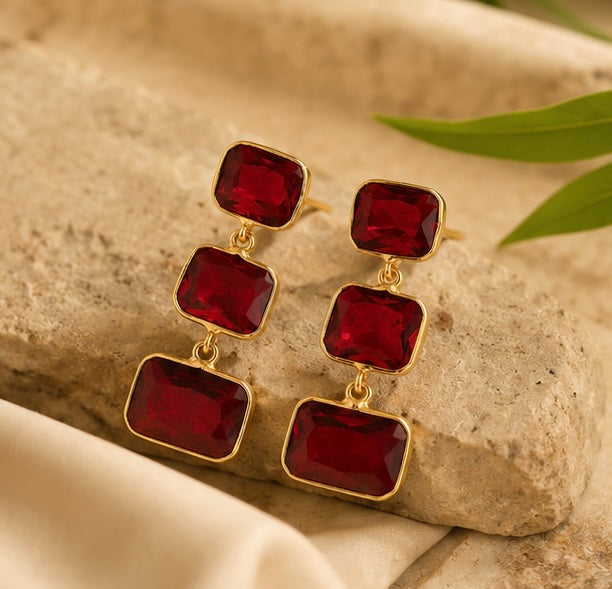 Stone earings