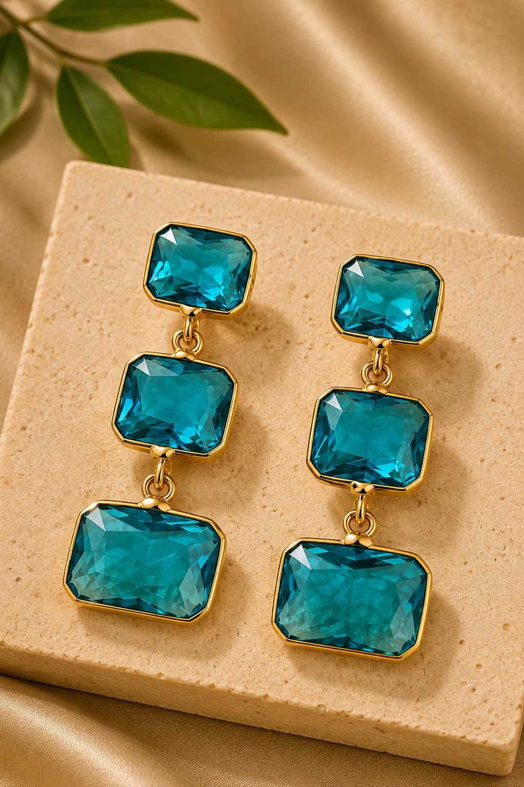 Stone earings