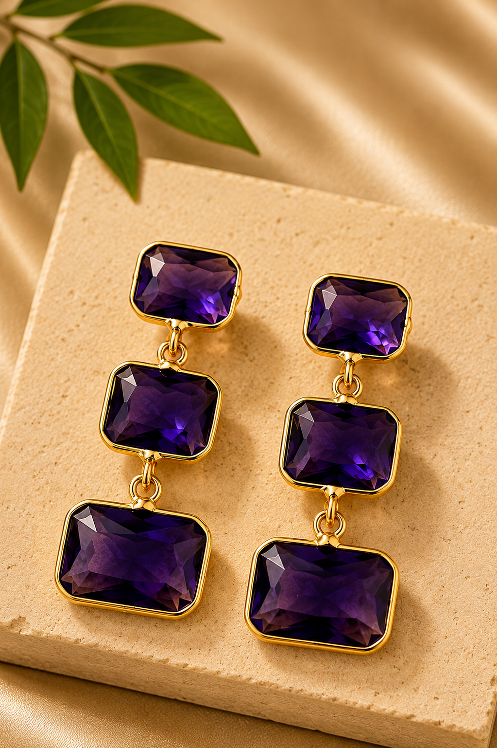Stone earings