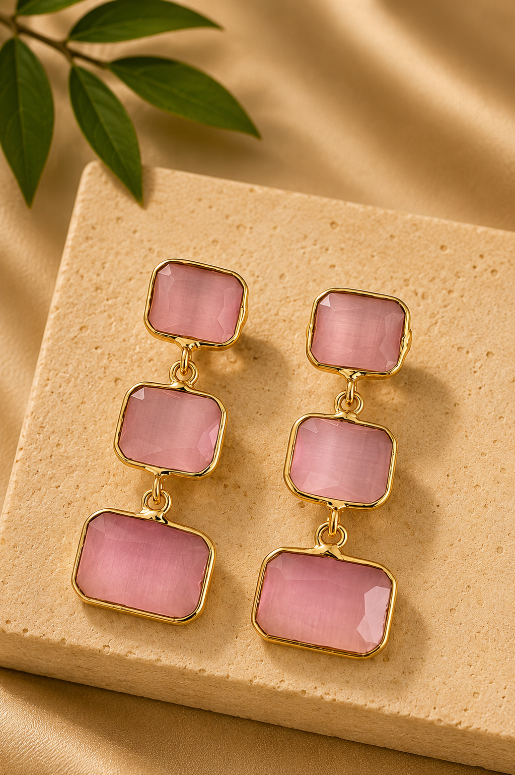 Stone earings