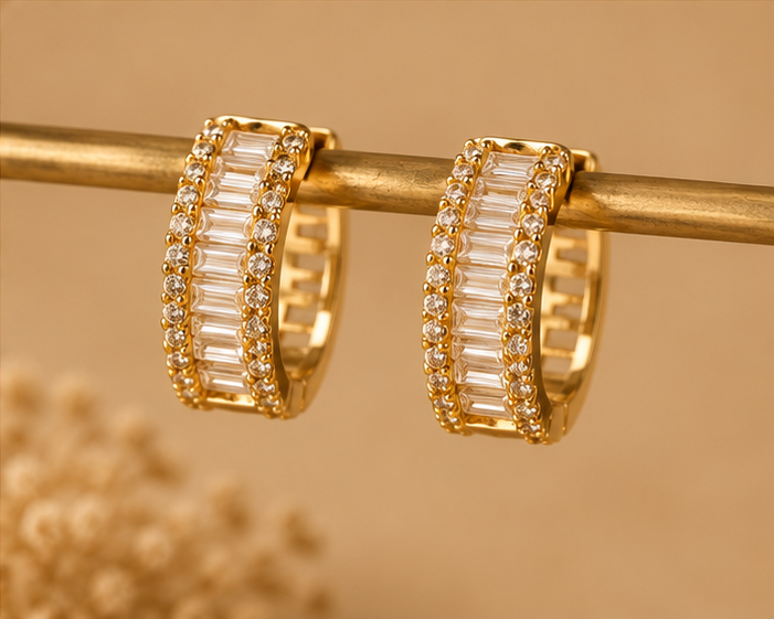 Elza zirconia earrings